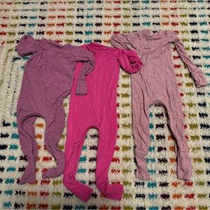 Little Sleepies Crescent Zippy Bundle - Set of Three - Size 12-18 months